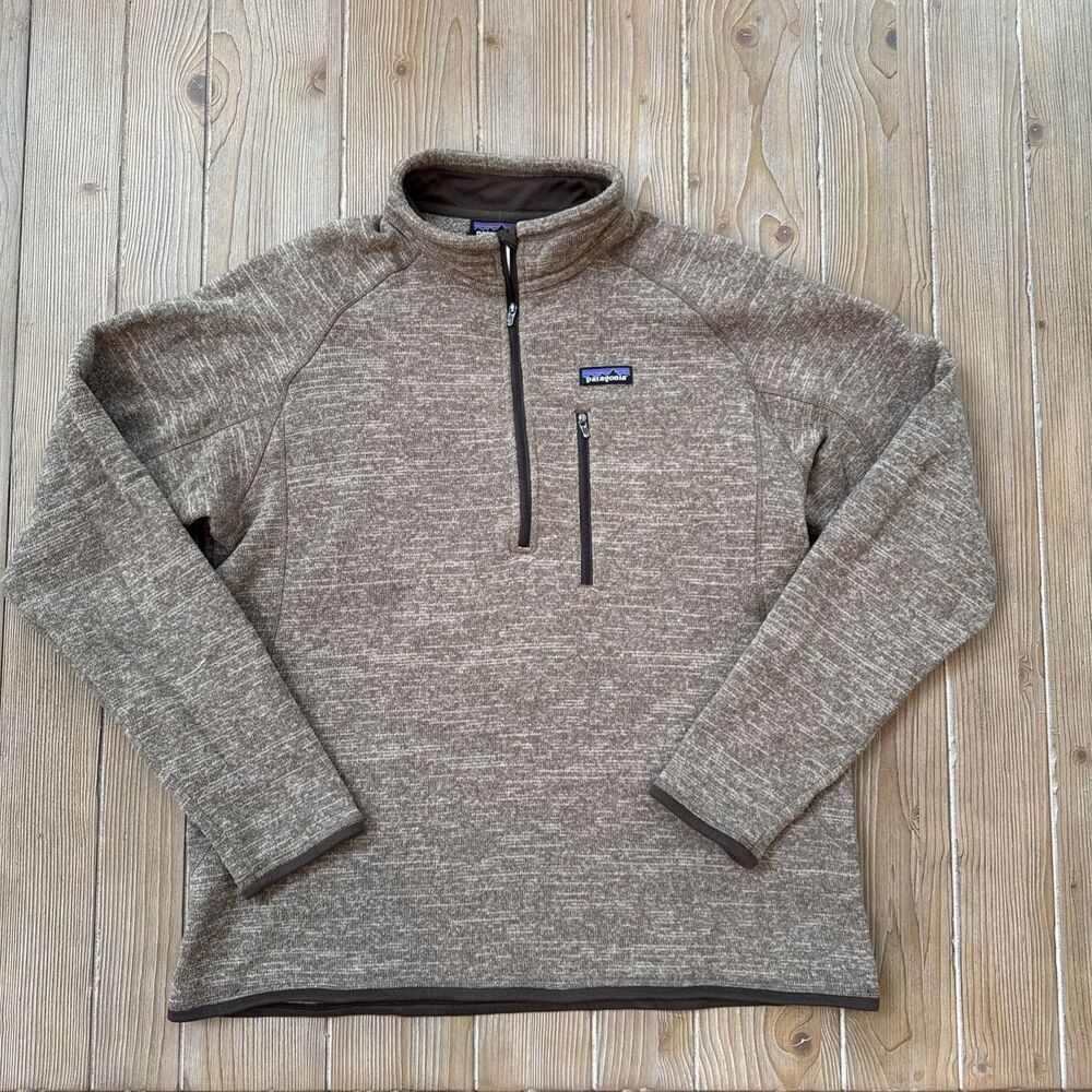 Patagonia Better Sweater Men XL Brown Pullover Sweater Office Work Hike Trail